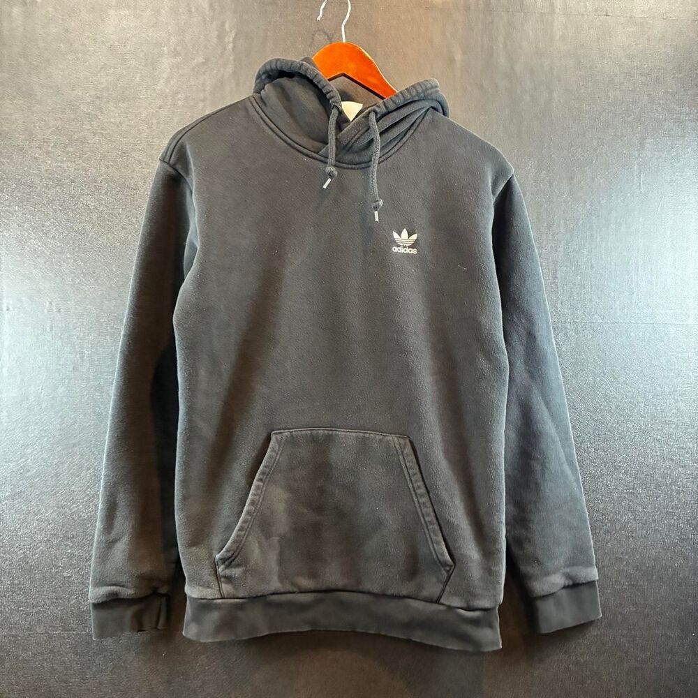 Adidas-originals Men's Black and Grey Hoodie